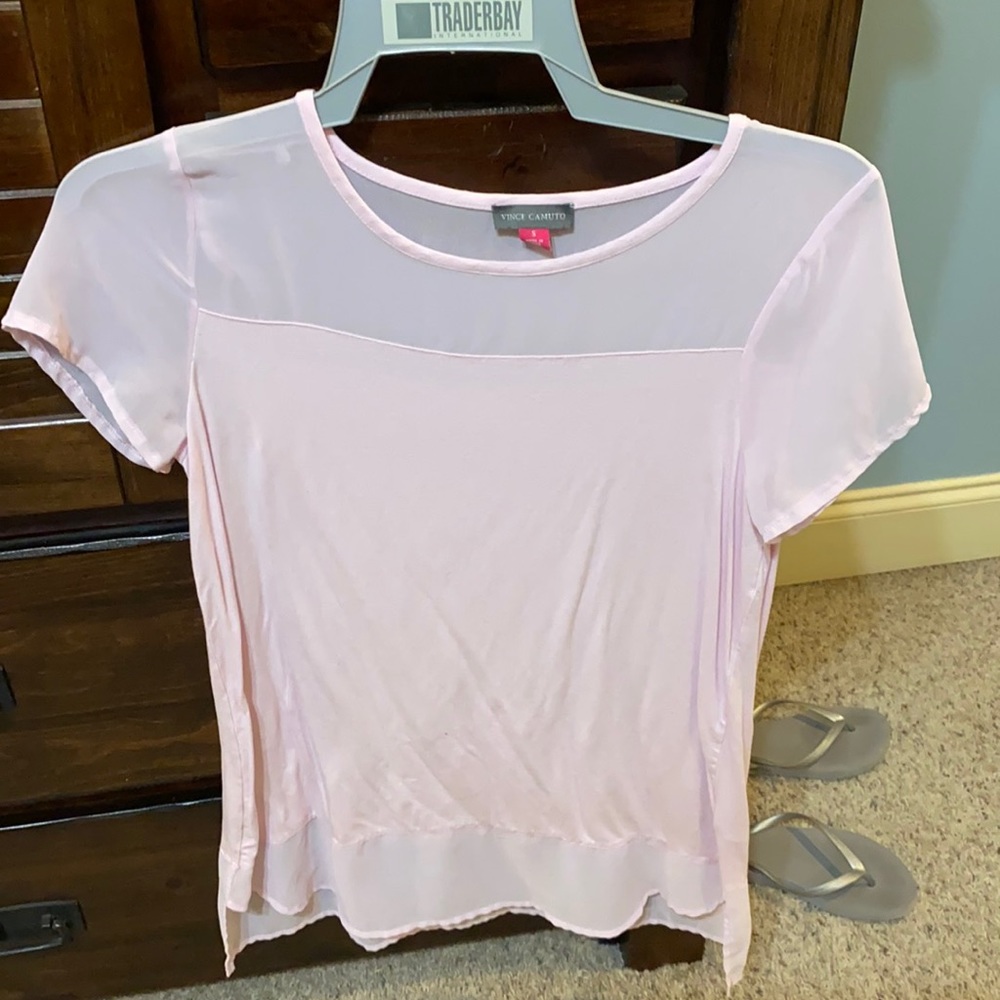 Vince Camuto pink blouse
